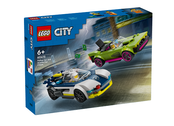Stavebnica LEGO® City 60415 Naháňačka policajného auta a športiaku