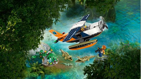 LEGO® City 60425 Dzsungel felfedező hidroplán