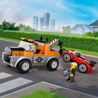 LEGO® City 60435 Vontatóautó és sportautó javítása
