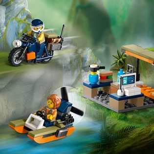 Stavebnica LEGO® City 60437 Helikoptéra na prieskum džungle v základnom tábore