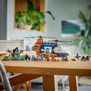 Stavebnica LEGO® City 60437 Helikoptéra na prieskum džungle v základnom tábore