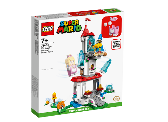 LEGO® Super Mario™ 71407 Katzen-Peach-Anzug und Eisturm Erweiterungsset
