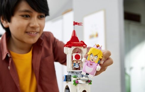 LEGO® Super Mario™ 71407 Katzen-Peach-Anzug und Eisturm Erweiterungsset
