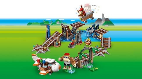 LEGO® Super Mario™ 71425 Diddy Kong's Mine Cart Ride - Expansion Set LEGO® Super Mario™ 71425 Diddy Kong's Mine Cart Ride - Expansion Set
