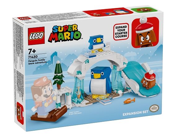 LEGO® Super Mario™ 71430 Schneeabenteuer mit Familie Pinguin – Erweiterungsset 