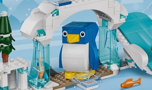 LEGO® Super Mario™ 71430 Schneeabenteuer mit Familie Pinguin – Erweiterungsset 