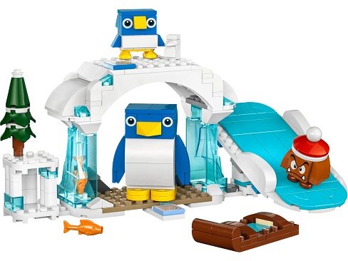 LEGO stavebnica Super Mario™ 71430 Snehové dobrodružstvo s rodinou penguin – rozširujúci set 