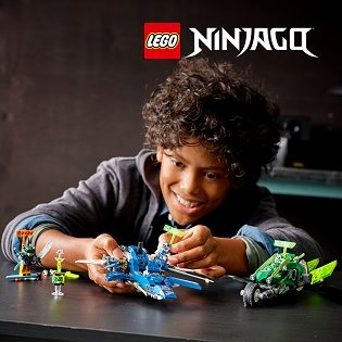 LEGO Ninjago 71709 Jay and Lloyd's Velocity Racers LEGO Ninjago 71709 Jay and Lloyd's Velocity Racers