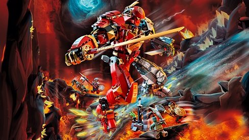 LEGO Ninjago 71720 Fire Stone Mech