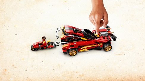 LEGO Ninjago 71737 Kai' s red crash LEGO Ninjago 71737 Kai' s red crash
