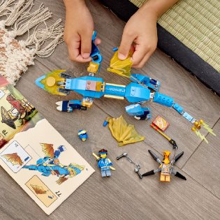 LEGO NINJAGO 71760 Jay's Stormy Dragon EVO
