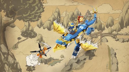 LEGO NINJAGO 71760 Jay's Stormy Dragon EVO