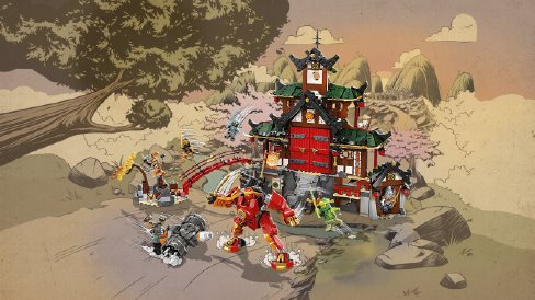 LEGO NINJAGO 71767 Chrám bojových umění nindžů LEGO NINJAGO 71767 Chrám bojových umění nindžů