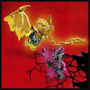 LEGO NINJAGO 71768 Jays goldenes Drachen-Motorrad LEGO NINJAGO 71768 Jays goldenes Drachen-Motorrad