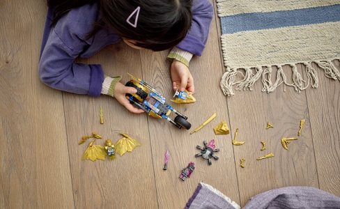 LEGO NINJAGO 71768 Jays goldenes Drachen-Motorrad LEGO NINJAGO 71768 Jays goldenes Drachen-Motorrad