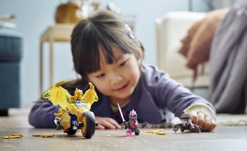 LEGO NINJAGO 71768 Jays goldenes Drachen-Motorrad LEGO NINJAGO 71768 Jays goldenes Drachen-Motorrad
