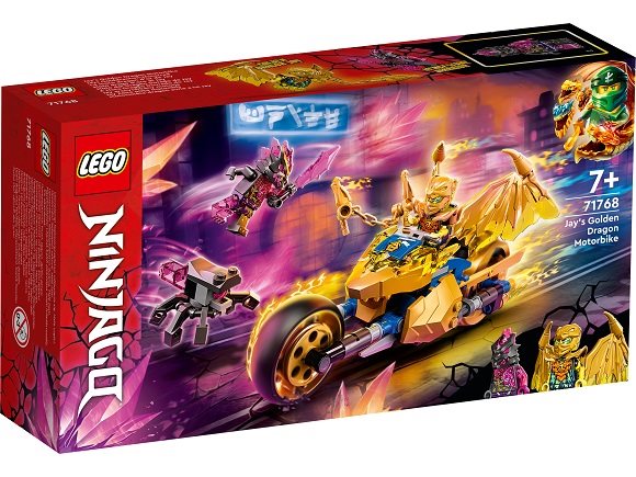 LEGO NINJAGO 71768 Jays goldenes Drachen-Motorrad LEGO NINJAGO 71768 Jays goldenes Drachen-Motorrad