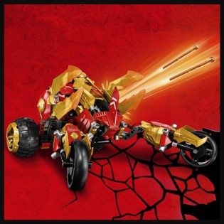 LEGO® NINJAGO® 71773 Kai's Golden Drachen Quad