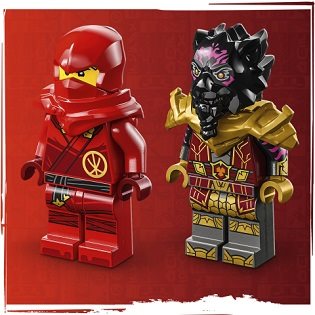 LEGO NINJAGO 71789 Kai and Ras duel cars and motorbikes