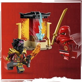 LEGO NINJAGO 71789 Kai and Ras duel cars and motorbikes