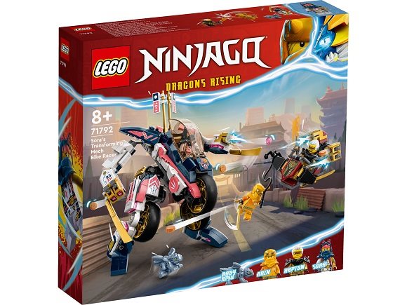 LEGO NINJAGO 71792 Sora a jej transformačný motorobot 