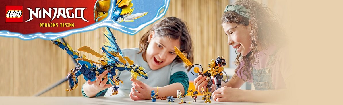 LEGO® NINJAGO® 71796 The Elemental Dragon vs. the Empress Robot