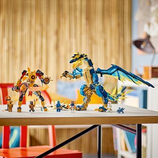 LEGO® NINJAGO® 71796 The Elemental Dragon vs. the Empress Robot