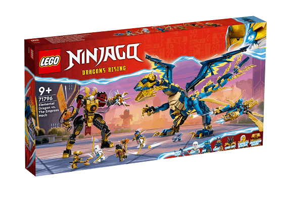 LEGO® NINJAGO® 71796 The Elemental Dragon vs. the Empress Robot