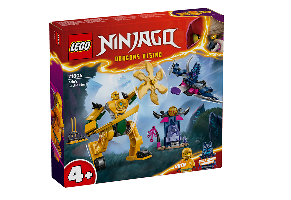 Stavebnica LEGO® NINJAGO® 71804 Arinov bojový robot 