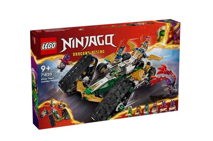 LEGO® NINJAGO® 71820 Team of ninjas and combo vehicle LEGO® NINJAGO® 71820 Team of ninjas and combo vehicle