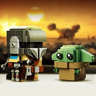 LEGO Star Wars 75317 Mandalorian and child 