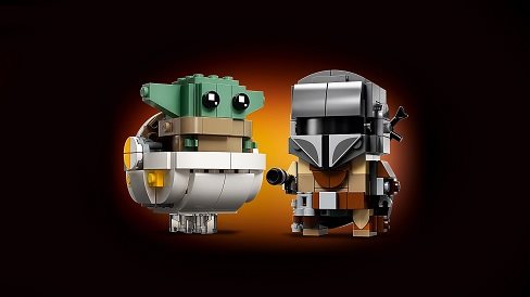 LEGO Star Wars 75317 Mandalorian and child 
