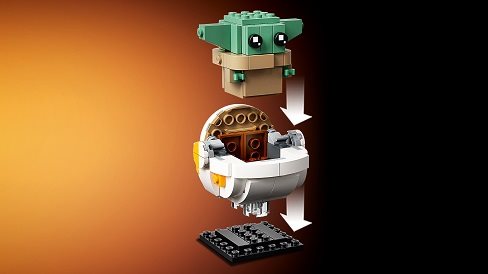 LEGO Star Wars 75317 Mandalorian and child 