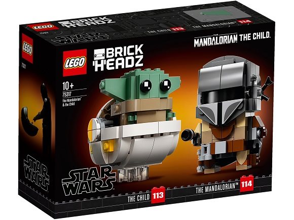 LEGO Star Wars 75317 Mandalorian and child 