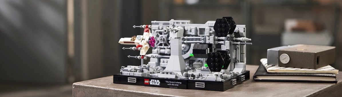 LEGO Krieg der Sterne 75329 Útok na Hvězdu smrti - diorama