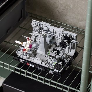 LEGO Krieg der Sterne 75329 Útok na Hvězdu smrti - diorama