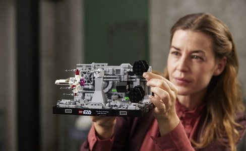 LEGO Krieg der Sterne 75329 Útok na Hvězdu smrti - diorama