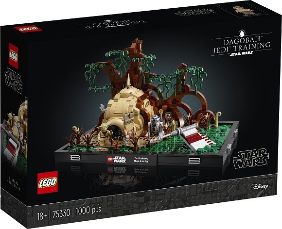 LEGO Star Wars 75330 Jedi Training on Planet Dagobah - diorama 