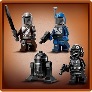 LEGO® Star Wars™ 75348 Fang-class Mandalorian Fighter vs. TIE Interceptor