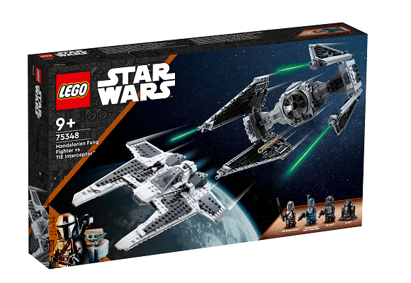 LEGO® Star Wars™ 75348 Fang-class Mandalorian Fighter vs. TIE Interceptor