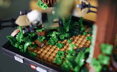 LEGO Star Wars 75353 Spidey Chase on Planet Endor - diorama