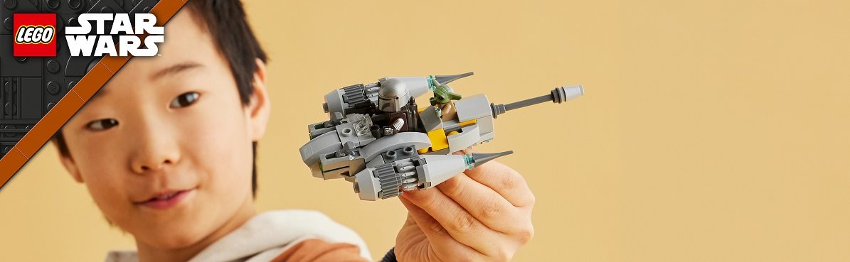 LEGO Star Wars 75363 Mandalorian Fang-class Fighter vs. TIE Interceptor