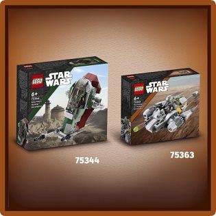 LEGO Star Wars 75363 Mandalorianská stíhačka třídy Fang proti TIE Interceptoru