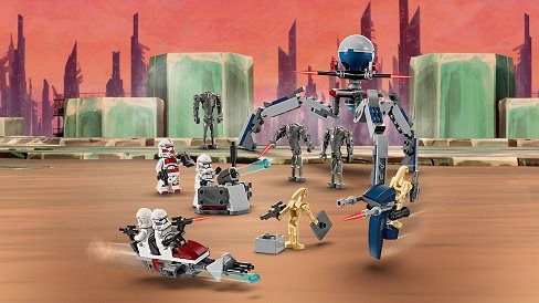 LEGO® Star Wars™ 75372 Bojový balíček klonového vojaka a bojového droida