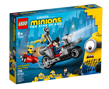 LEGO Minions 75549 Unstoppable Bike Chase