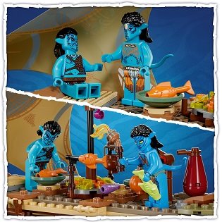 LEGO® Avatar 75578 The House of the Metkayina Tribe on the Cliff LEGO® Avatar 75578 The House of the Metkayina Tribe on the Cliff