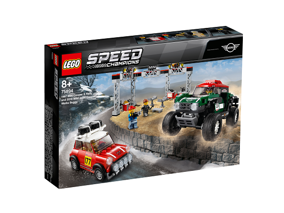  LEGO Speed ??Champions 75894 Mini Cooper S-Rallye 1967 und MINI John Cooper Works Buggy 2018