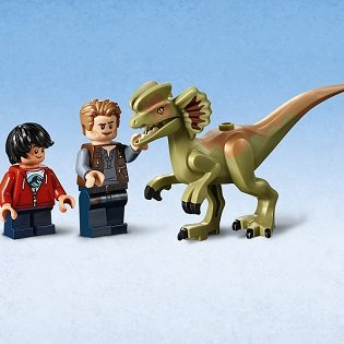 LEGO Jurassic Welt 75934 Dilophosaurus auf der Flucht
