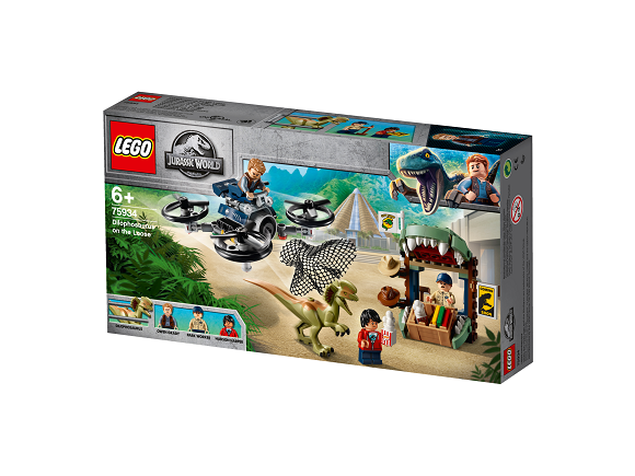 LEGO Jurassic Welt 75934 Dilophosaurus auf der Flucht