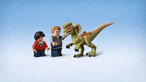 LEGO Jurassic Welt 75934 Dilophosaurus auf der Flucht